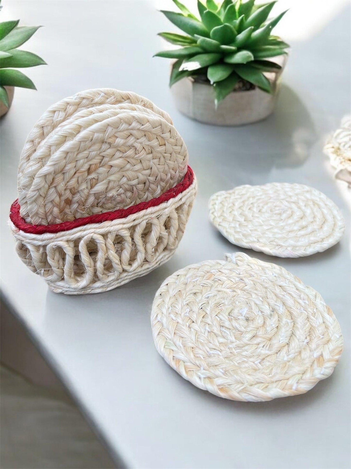 Handmade Coasters Set of 6 - SHG Bazaar