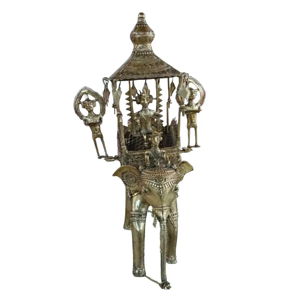 Bell Metal - Tribal Hathi Hawdha - SHG Bazaar