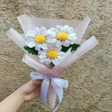 Crochet Daisy Flowers Bouquet