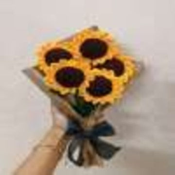 Crochet Sunflower Bouquet