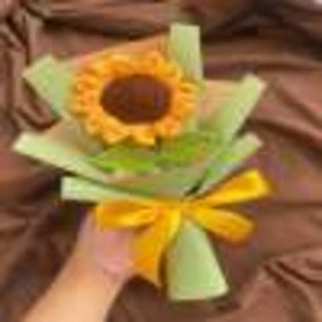 Crochet Sunflower Bouquet