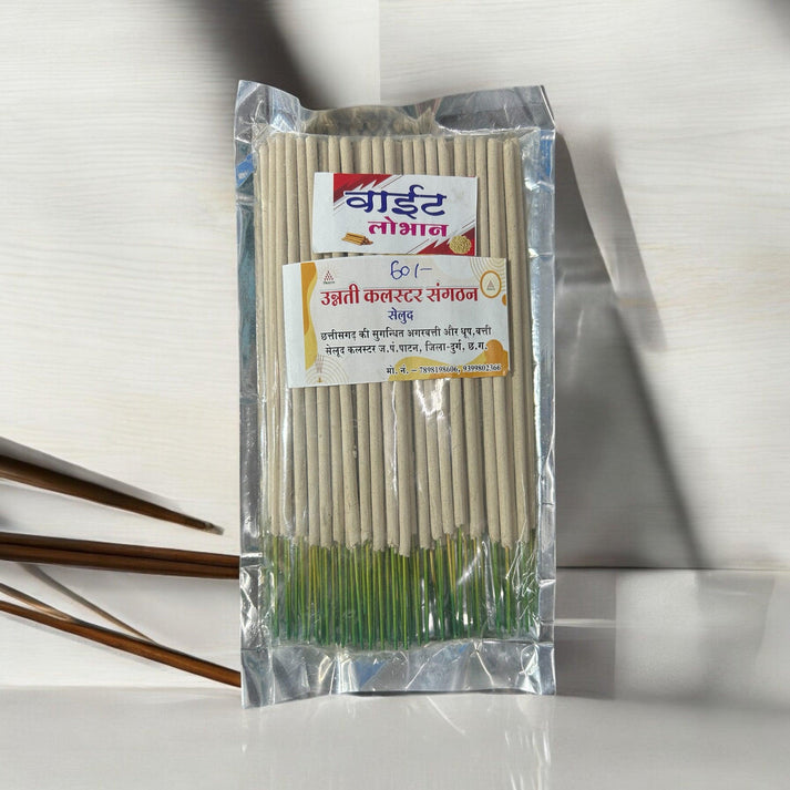 white loban incense stick