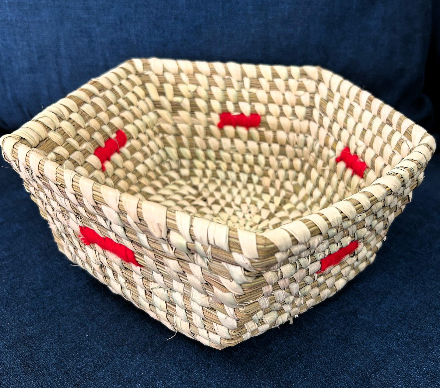 Pentagonal Accent Basket - SHG Bazaar 