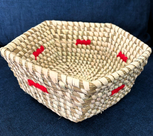 Pentagonal Accent Basket - SHG Bazaar 